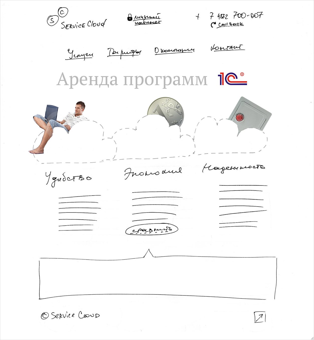 <p><b>Рисуем скетч</b></p>